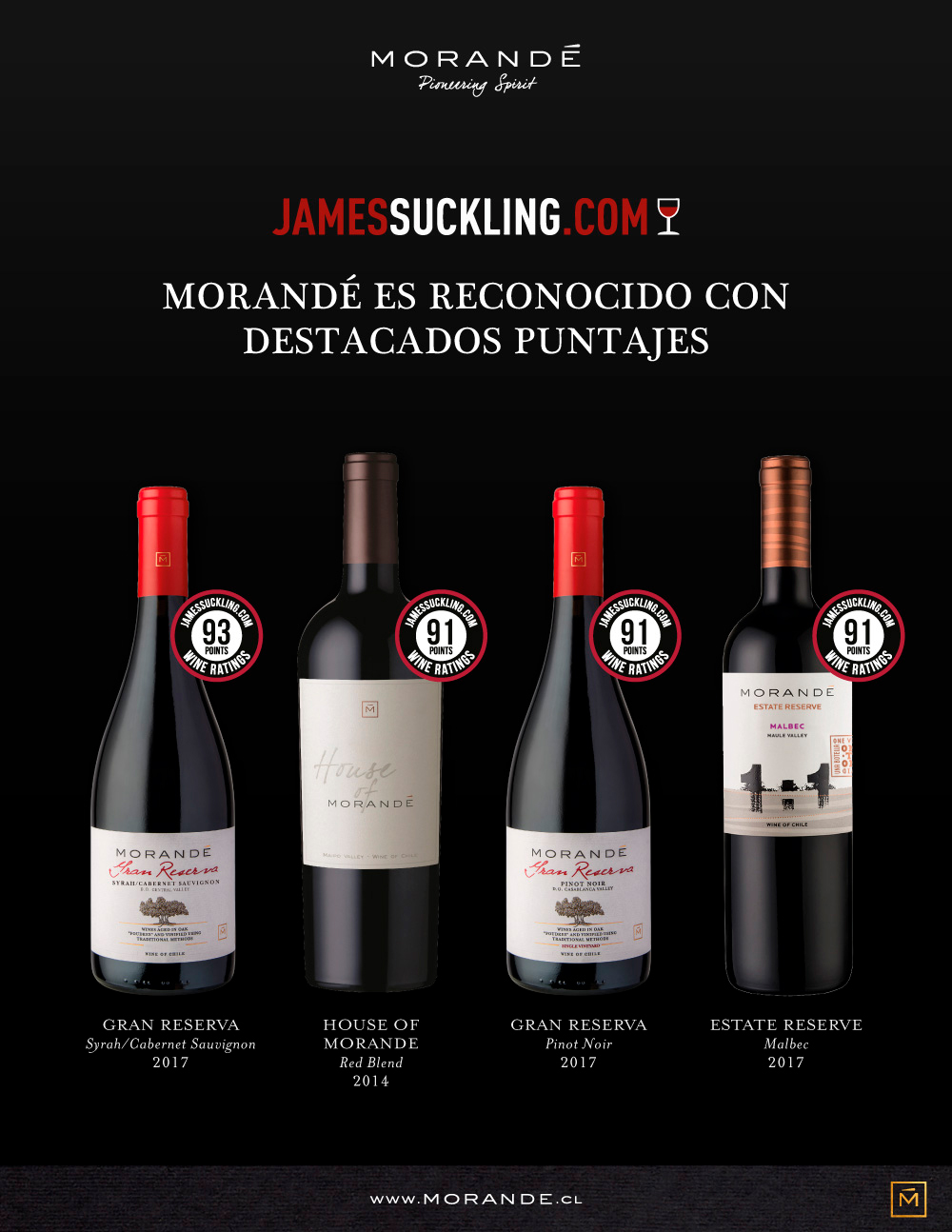 MORANDÉ ES RECONOCIDO CON EXCELENTES PUNTAJES