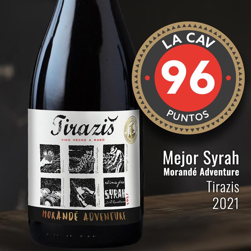 Vino Morandé Adventure Tirazis elegido Mejor Syrah de Chile en la Guía Anual “Mesa de Cata 2024” de la revista La Cav