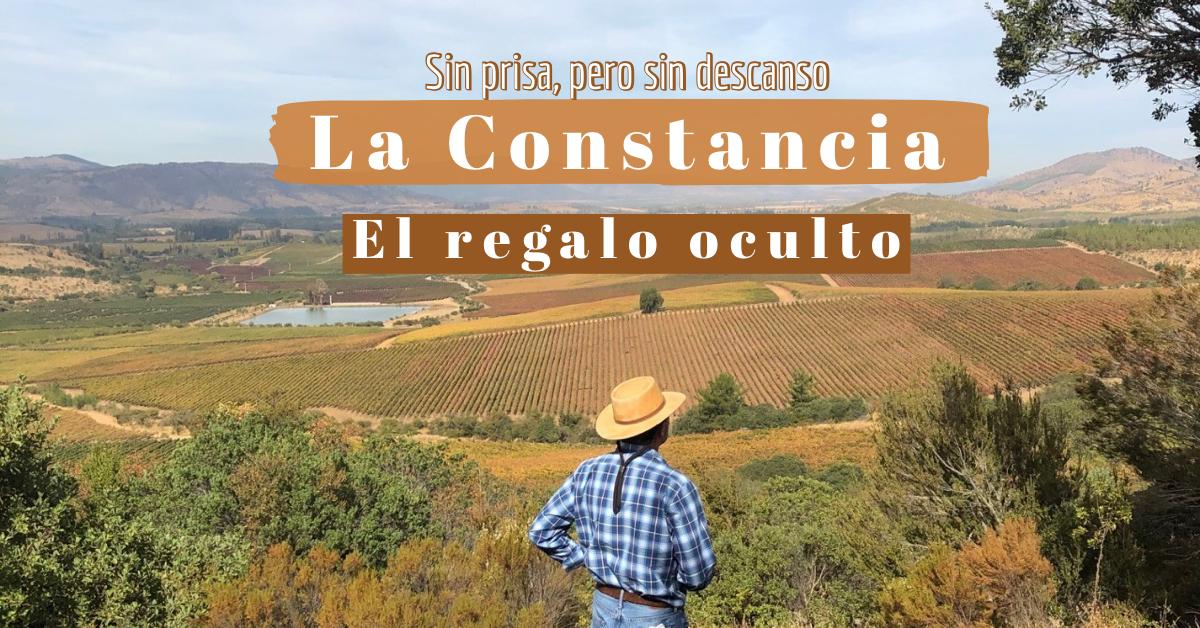 Without haste, without rest, but with perseverance. La Constancia, the hidden gift